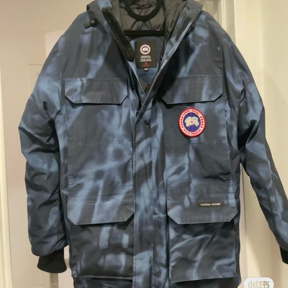 Canada Goose Men's Expedition Parka With NO Fur Lined Hoodie
